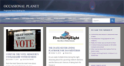 Desktop Screenshot of occasionalplanet.org