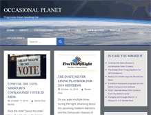 Tablet Screenshot of occasionalplanet.org
